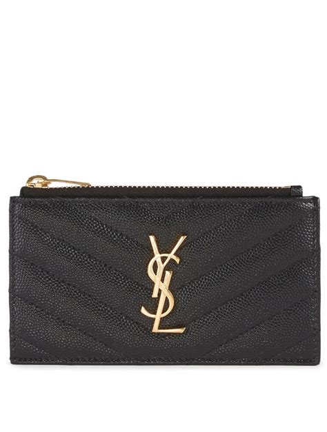 nordstrom ysl card holder|ysl zipped card holder.